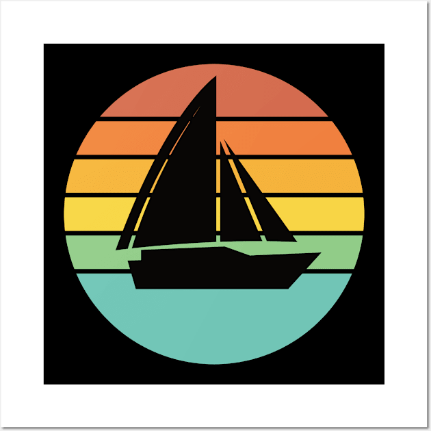 Sailboat Boat Owner Sea Boat Wall Art by POS